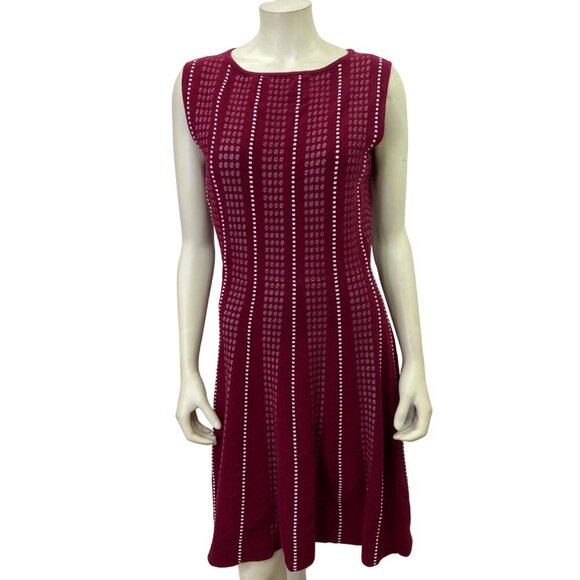 BCBG MAXAZRIA VICTORIA SLEEVESLESS SWEATER DRESS L - Picture 1 of 7